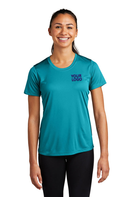 Sport-Tek Tall PosiCharge Branded Competitor Tee's, Tropic Blue