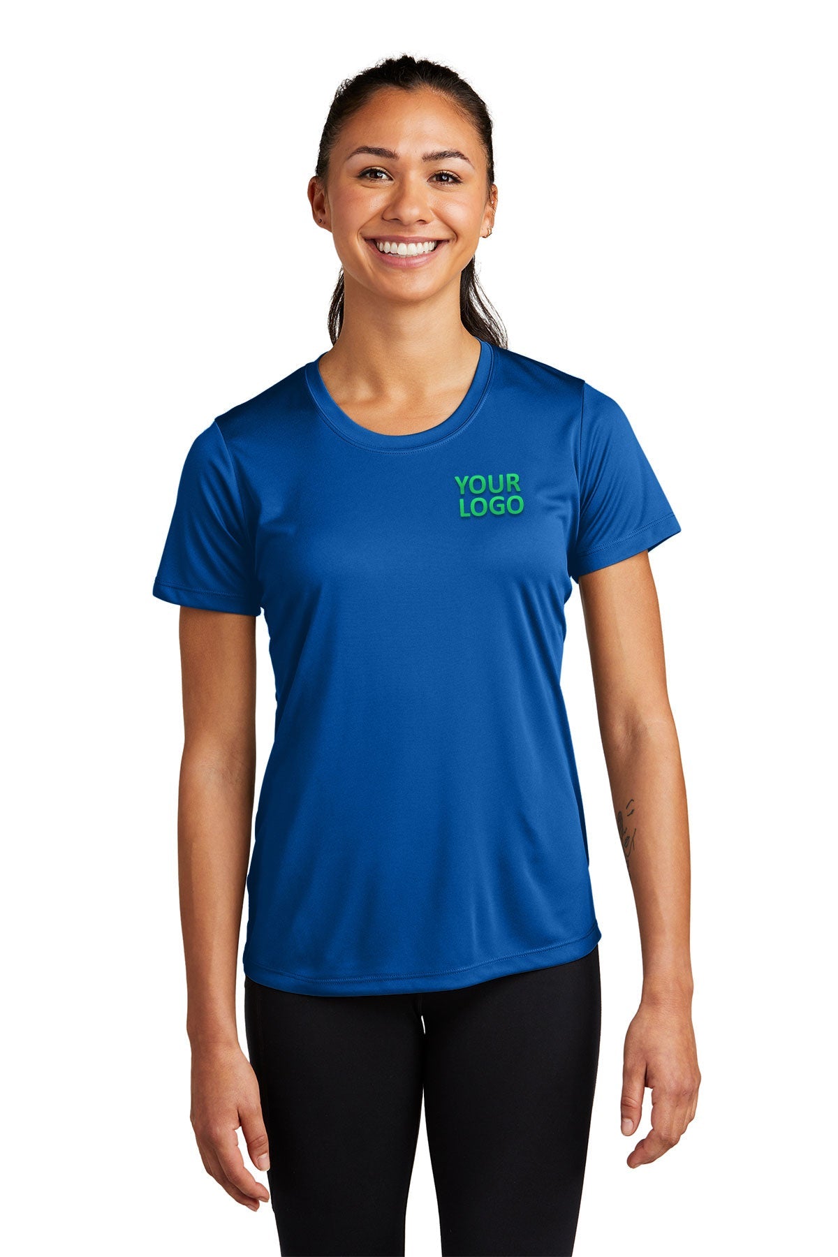 Sport-Tek Ladies PosiCharge Branded Competitor Tee's, True Royal