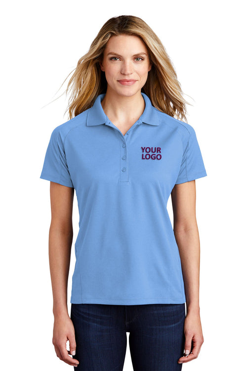 Sport-Tek Dri-Mesh Customized Pro Polos, Carolina Blue
