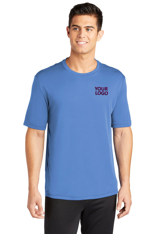 Sport-Tek Long Sleeve PosiCharge Customized Competitor Tee's, Carolina Blue