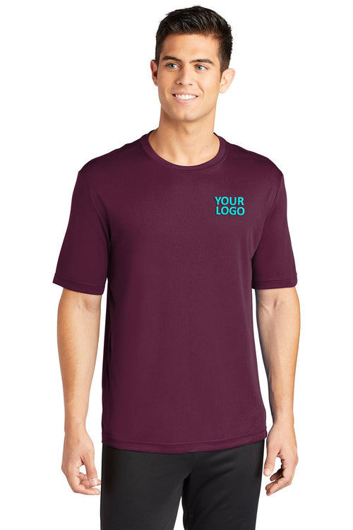 Sport-Tek Long Sleeve PosiCharge Custom Competitor Tee's, Maroon