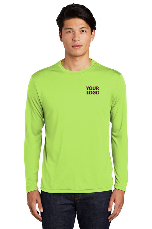 Sport-Tek PosiCharge Customized Competitor Tee's, Lime Shock