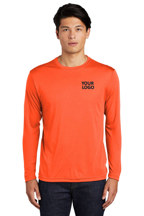 Sport-Tek PosiCharge Customized Competitor Tee's, Neon Orange