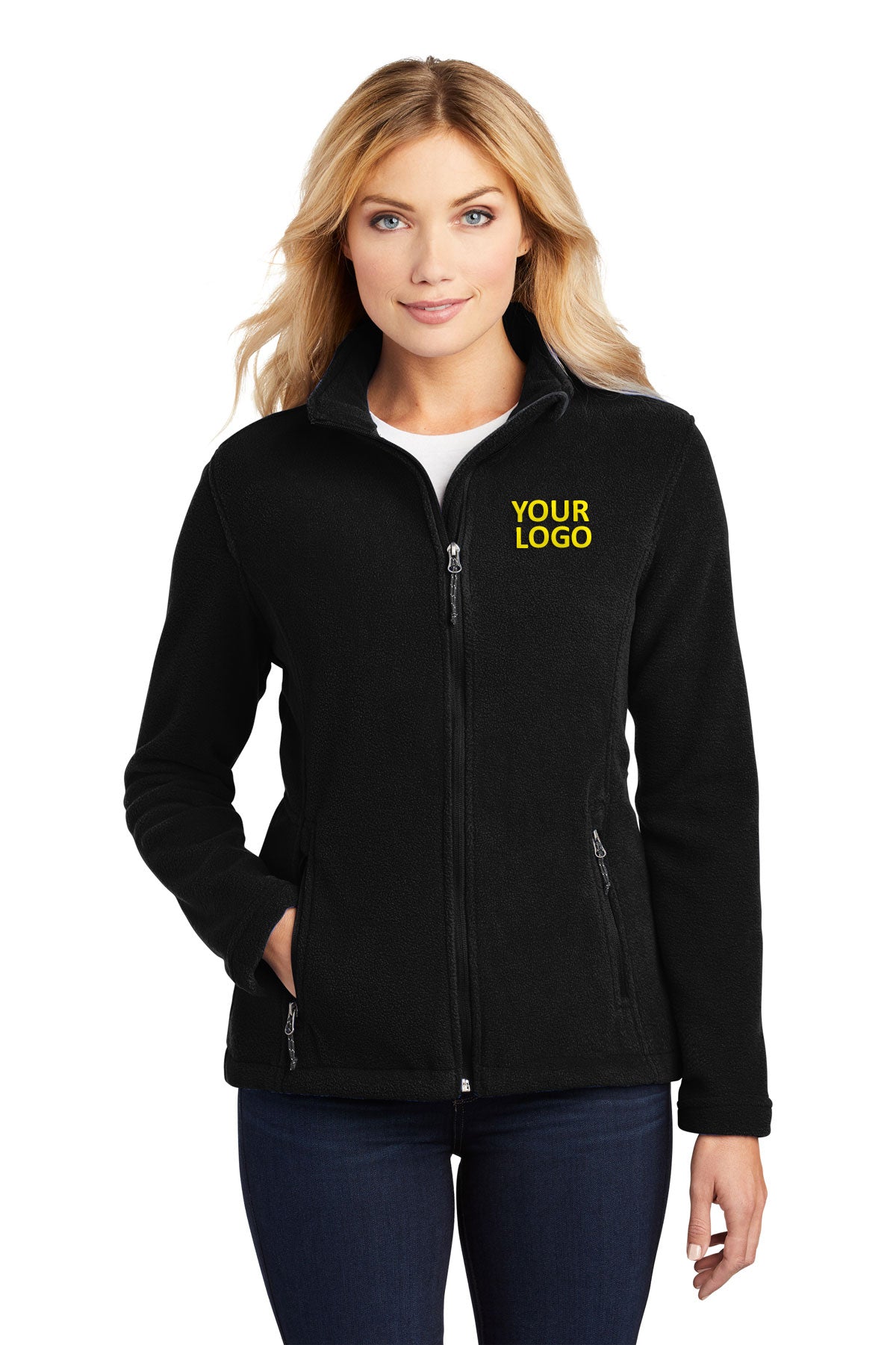 port authority black l217 company embroidered jackets