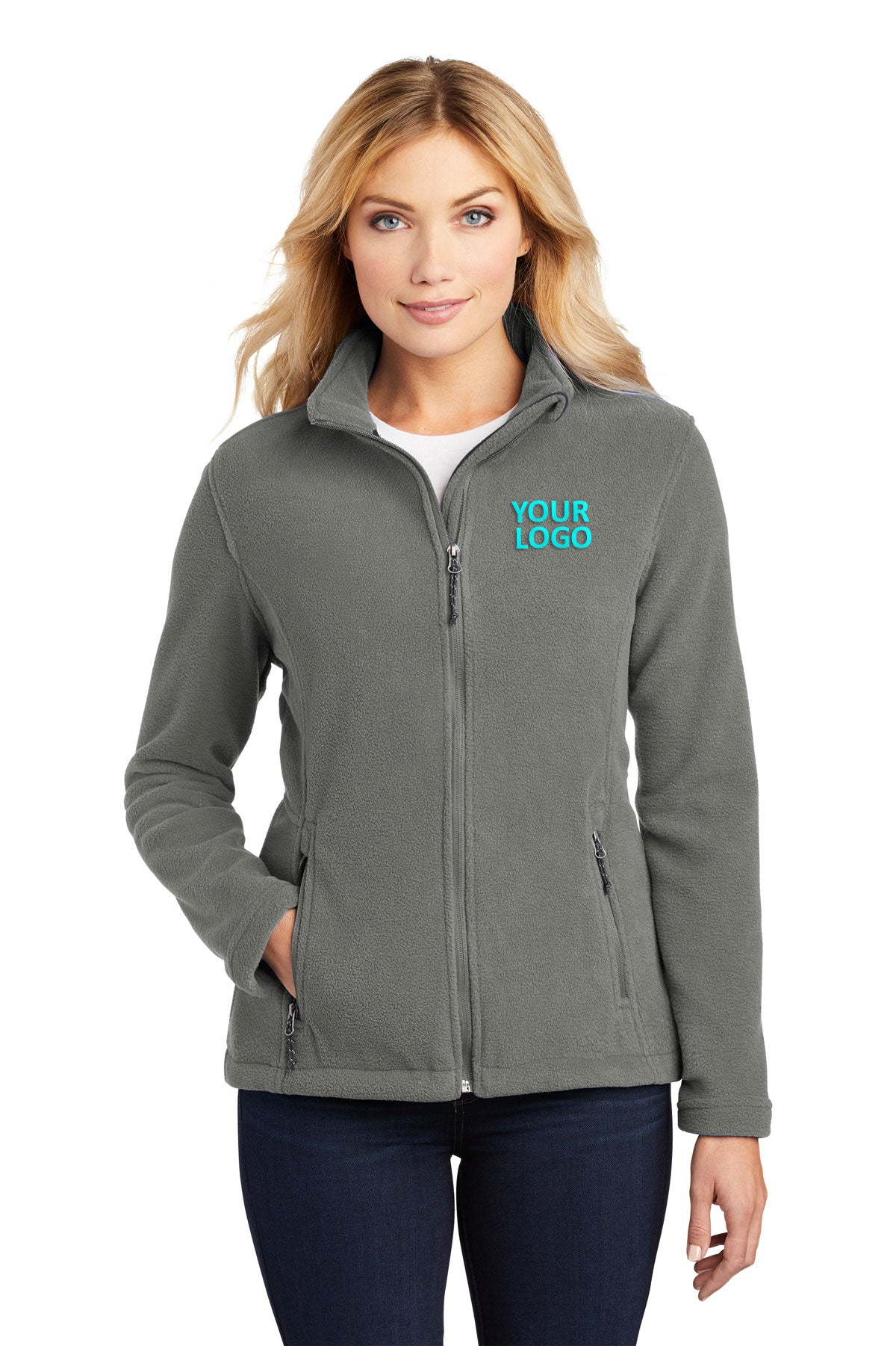 port authority deep smoke l217 company embroidered jackets