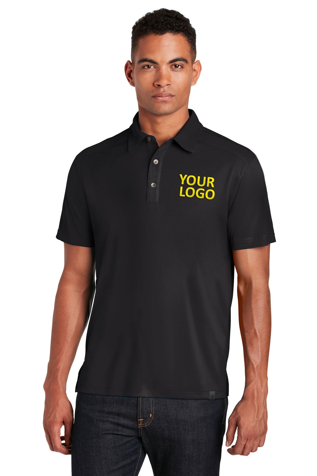 OGIO Hybrid Custom Polos, Blacktop