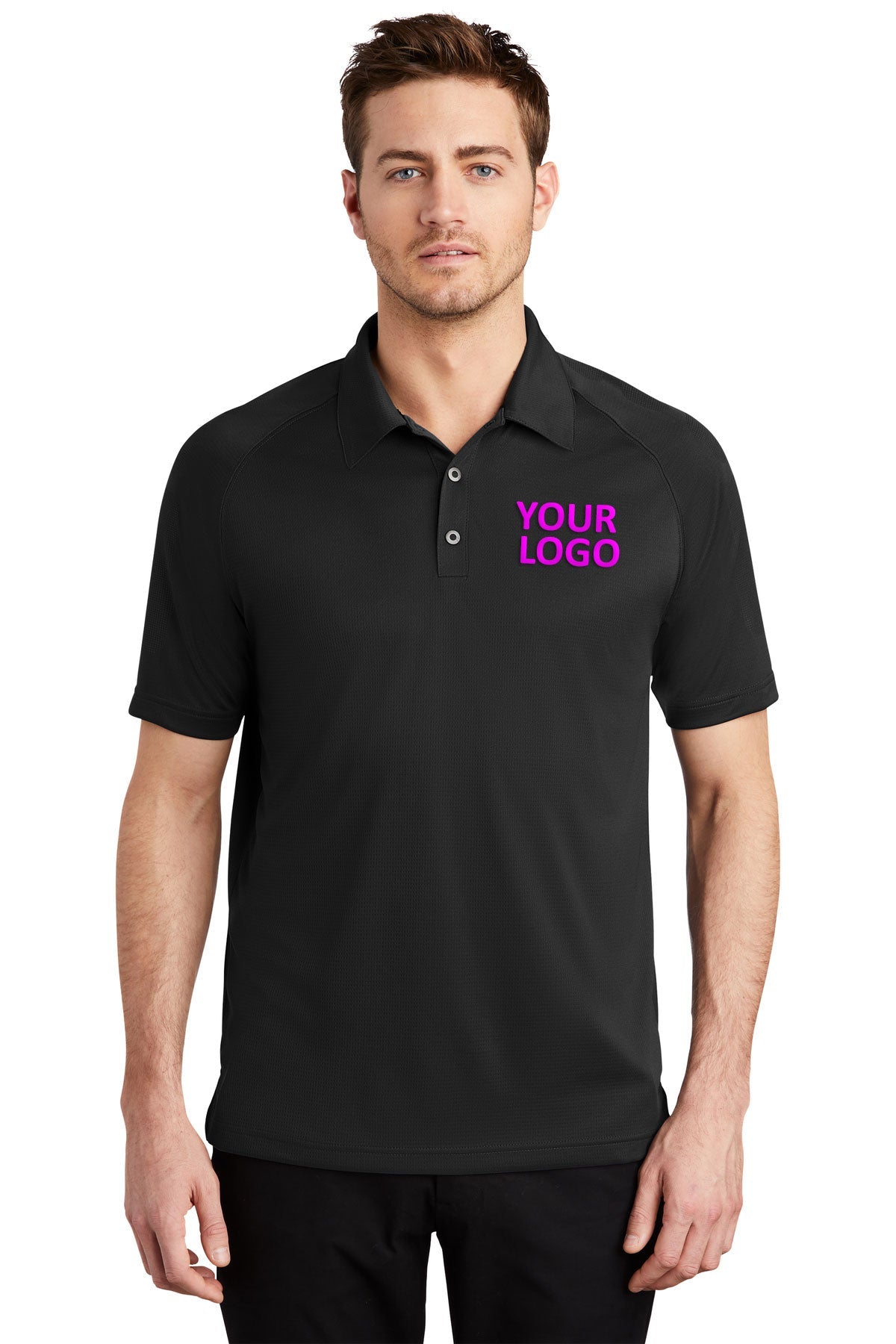 OGIO Blacktop OG110 work polo shirts with logo