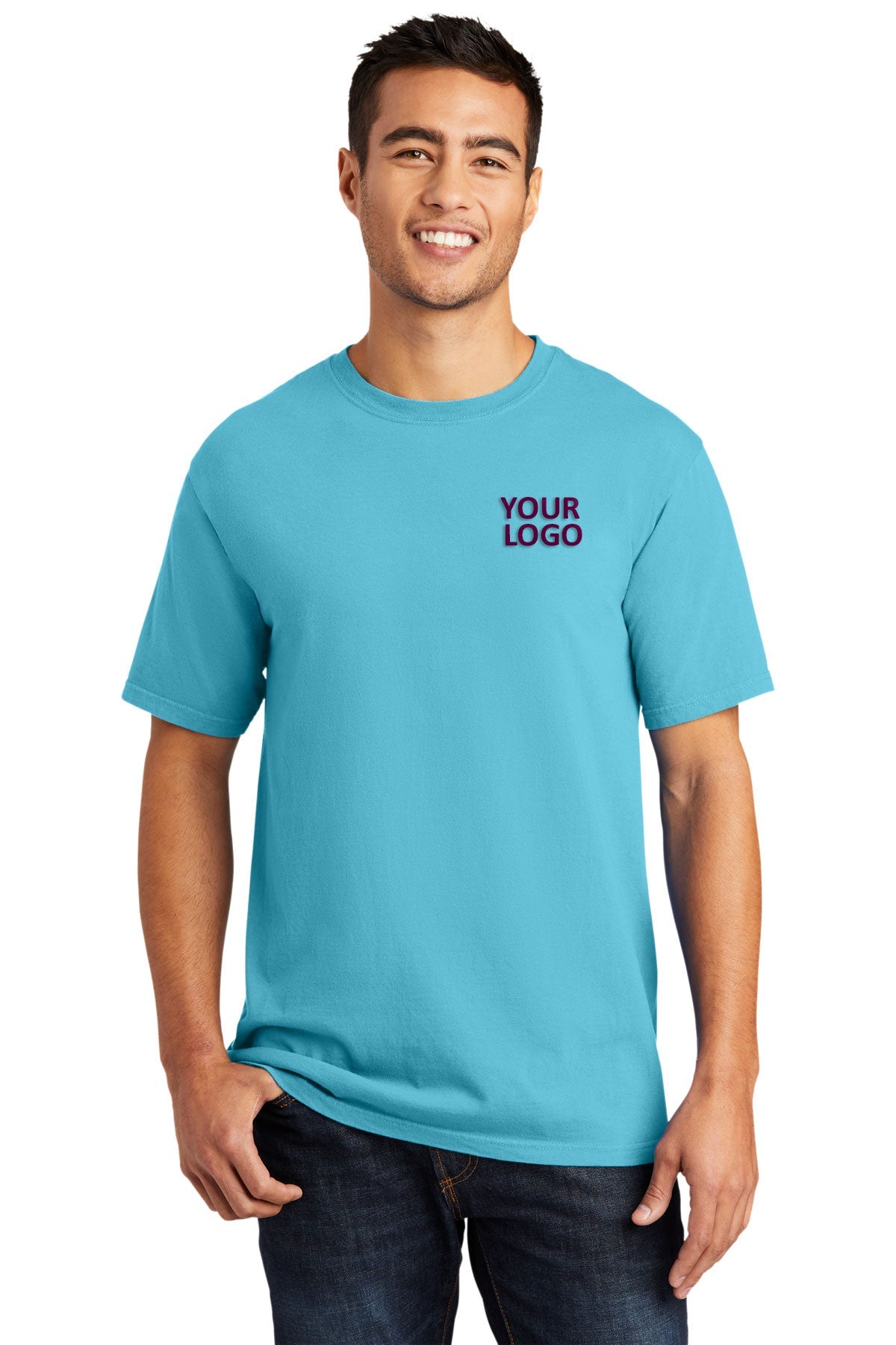 Port & Company Pigment-Dyed Custom Tee's, Tidal Wave [Osage LLC]