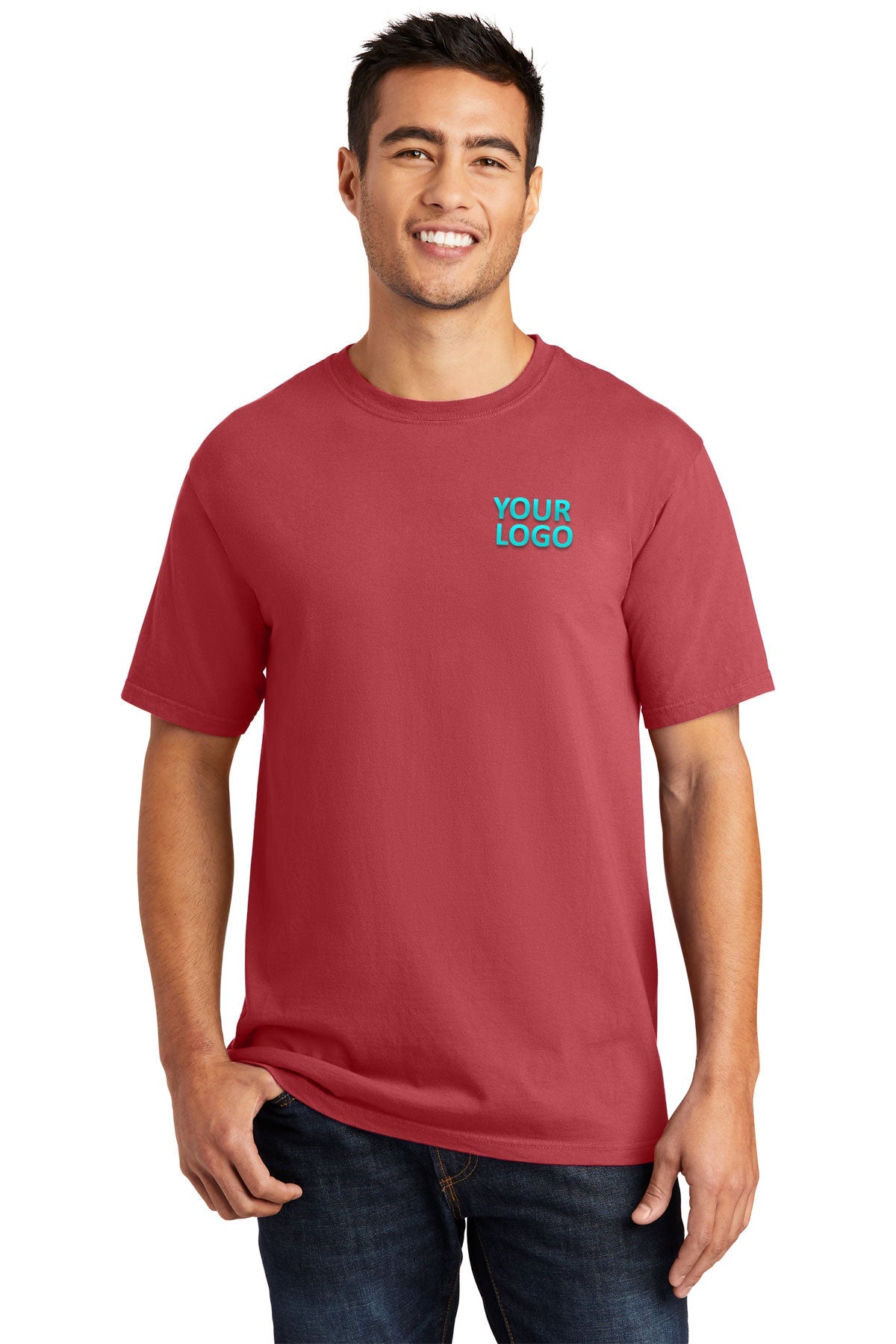 Port & Company Pigment-Dyed Customized Tee's, Merlot