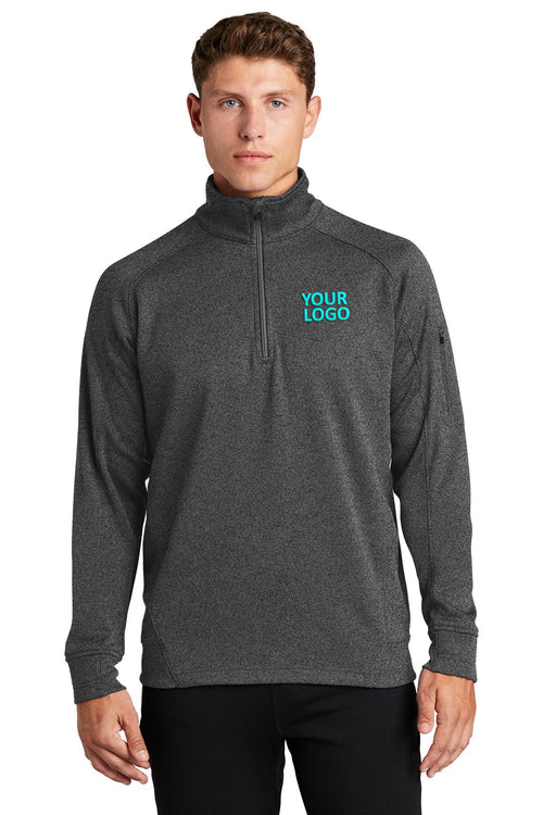 Sport-Tek Ladies Tech Fleece Customized Full-Zip Hooded Jackets, Graphite Heather