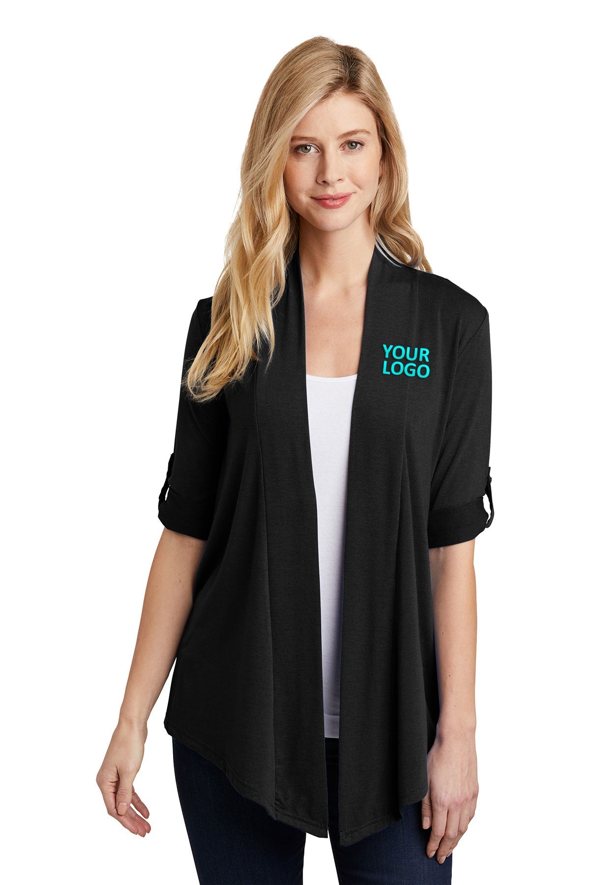 Port Authority Ladies Customized Concept Shrugs, Black [Winners Circle Group]