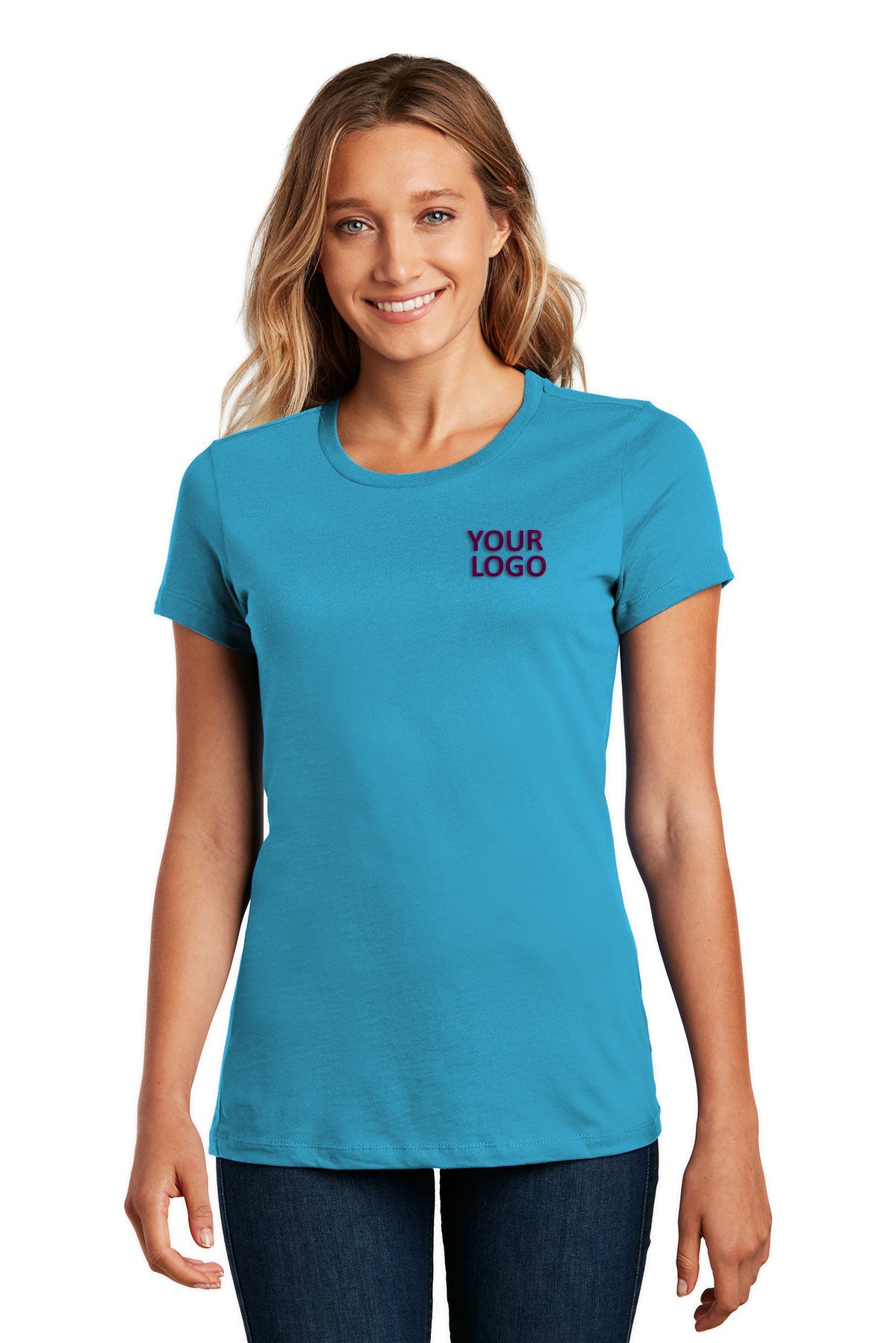 District Made Ladies Perfect Weight Crew Tee