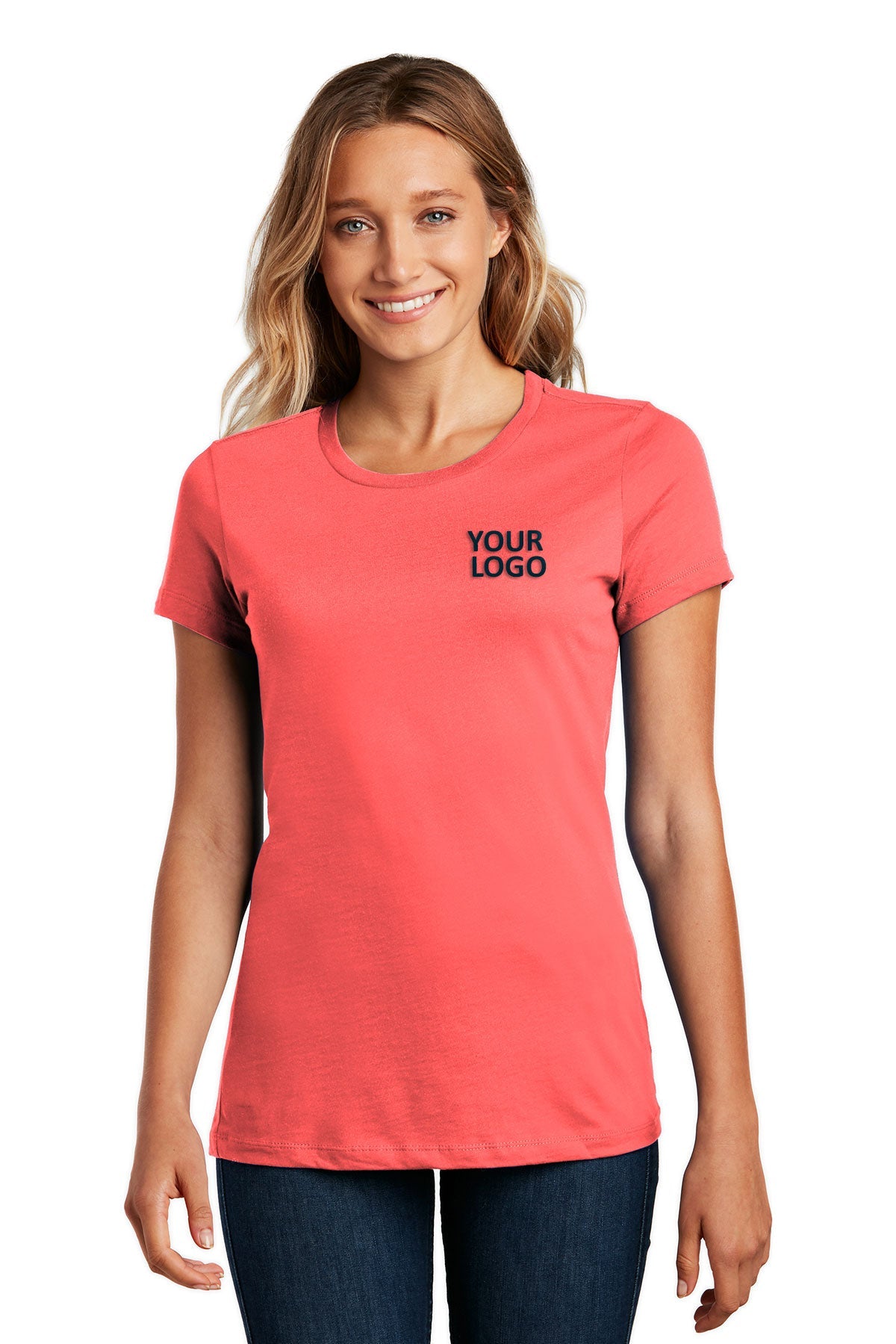District Made Ladies Perfect Weight Crew Tee