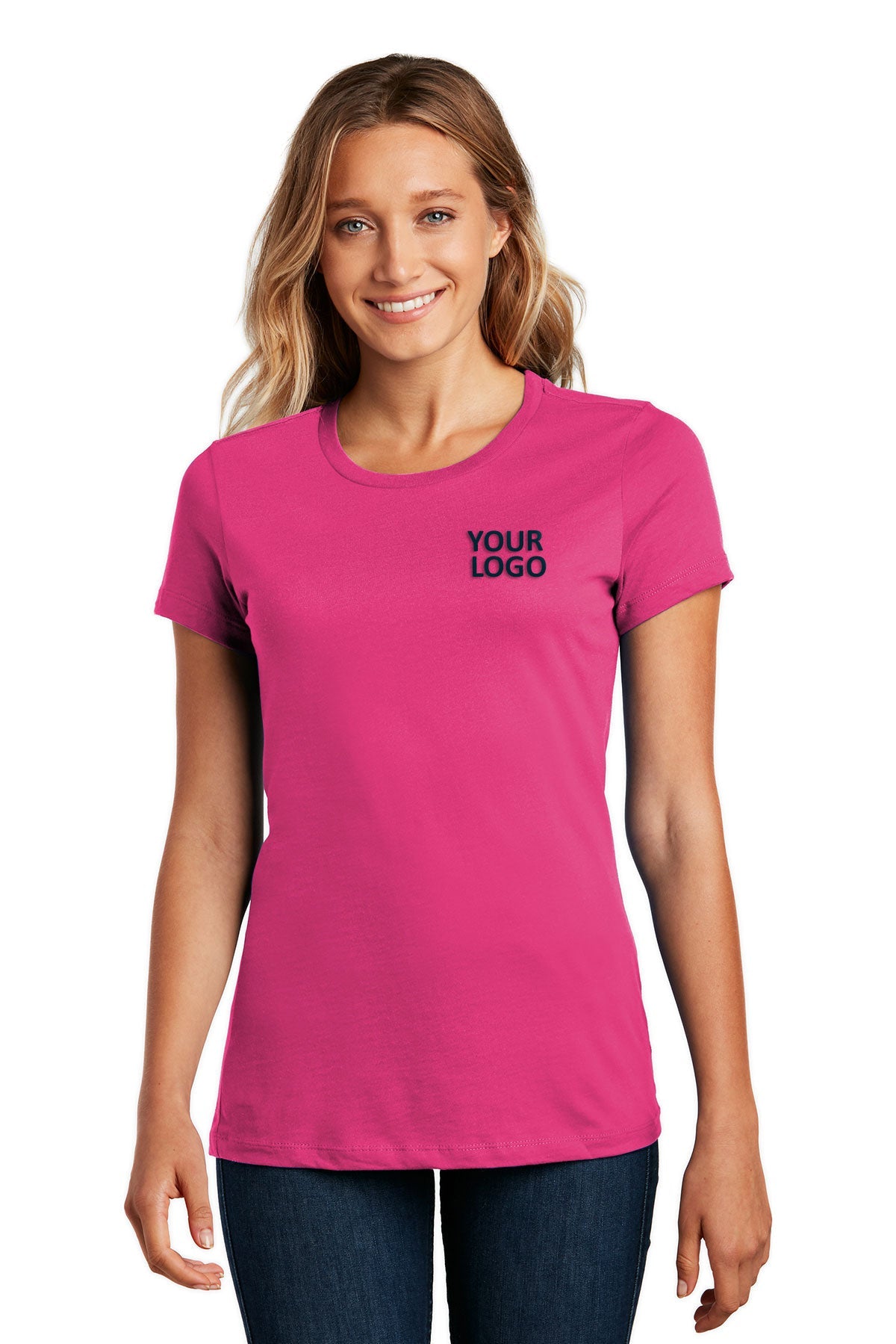 District Made Ladies Perfect Weight Crew Tee