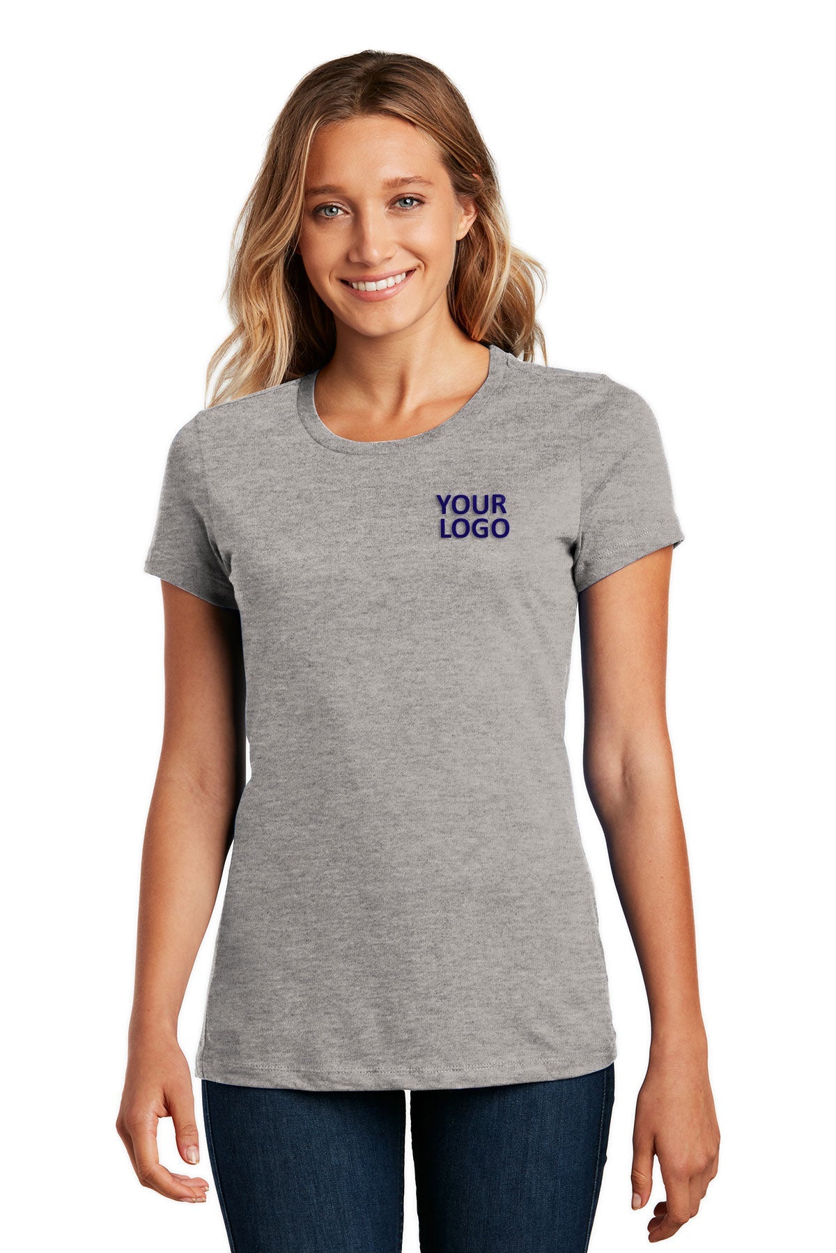 District Made Ladies Perfect Weight Crew Tee