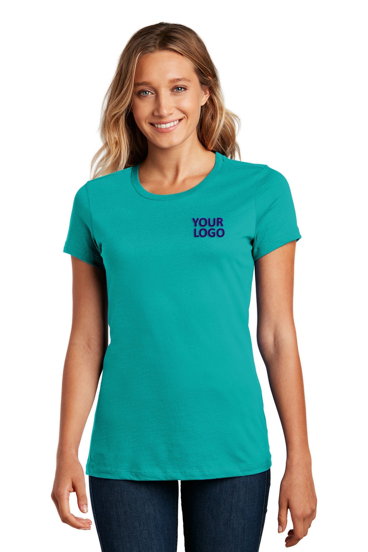 District Made Ladies Perfect Weight Crew Tee