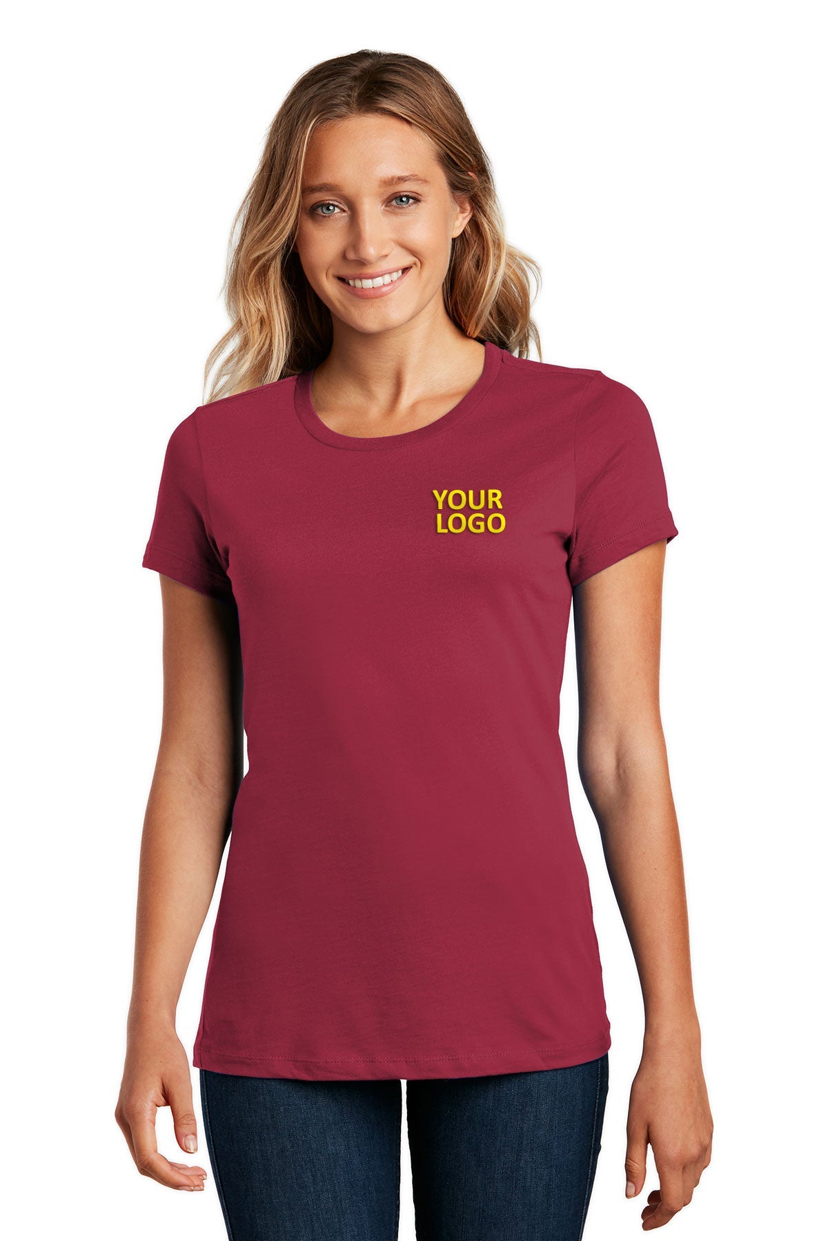 District Made Ladies Perfect Weight Crew Tee