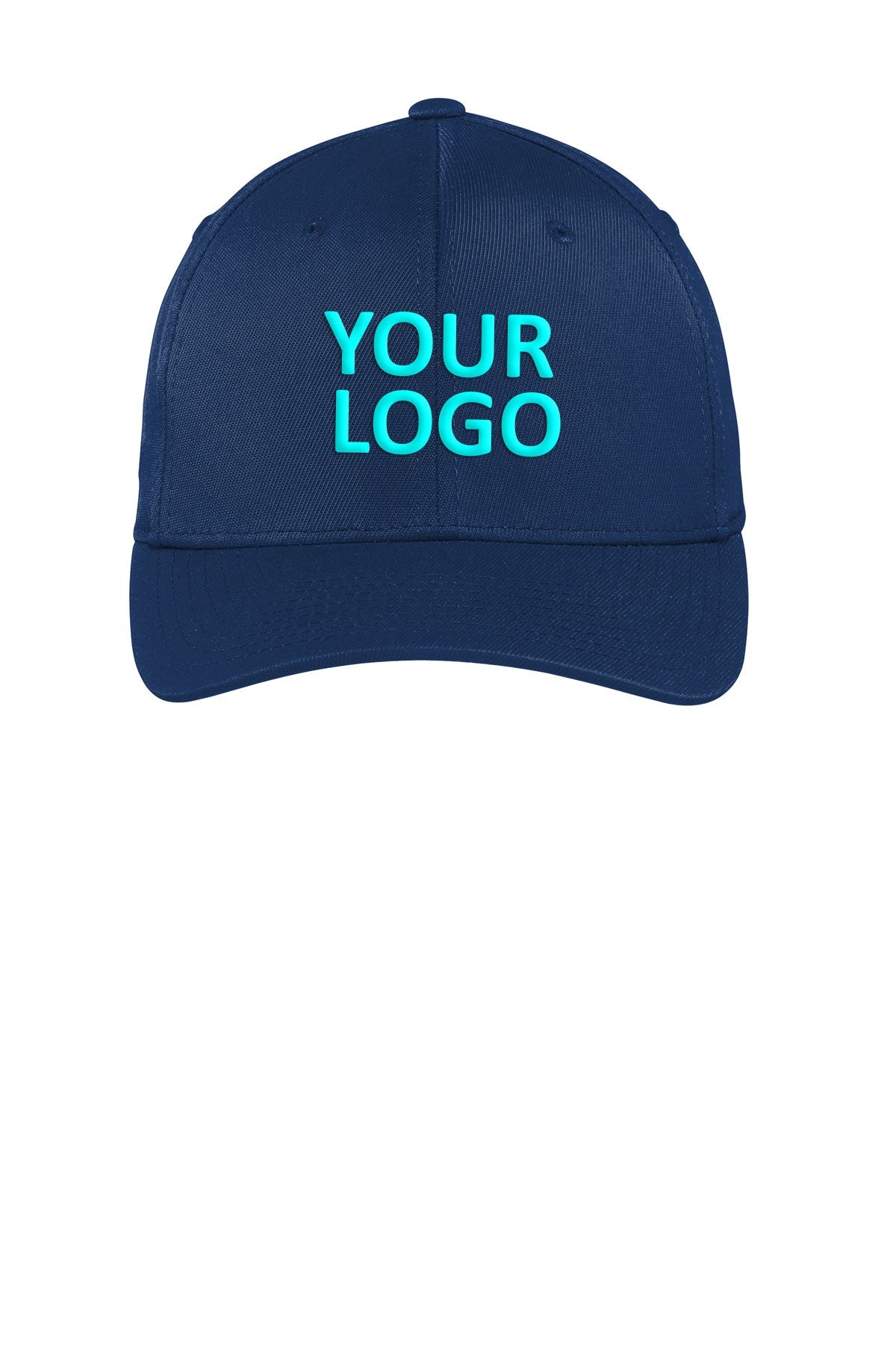Sport-Tek Flexfit Custom Performance Solid Caps, True Navy