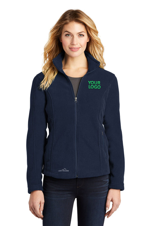 Eddie Bauer Branded Fleece Vests, River Blue