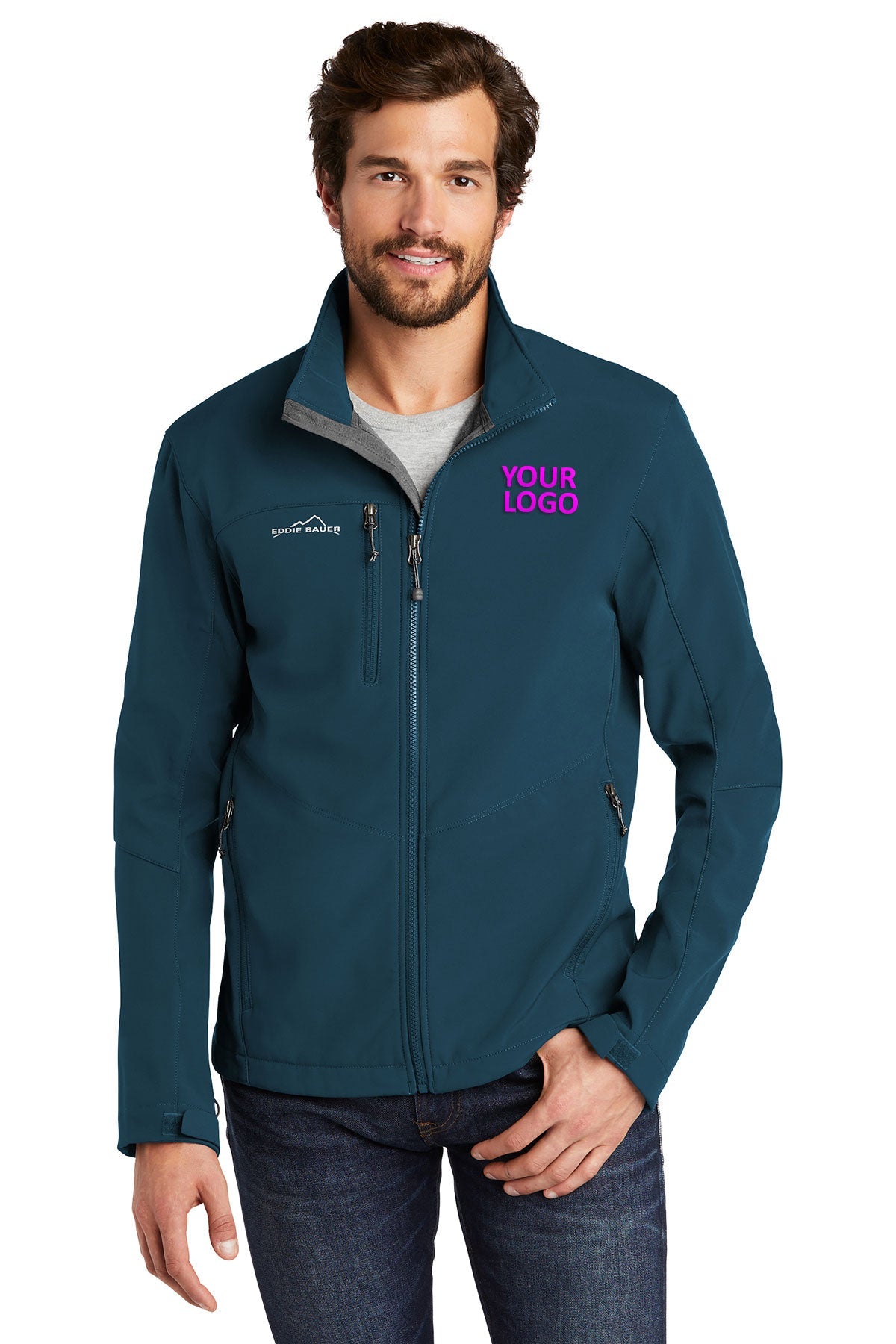 Eddie Bauer Dark Adriatic EB530 company jackets with logo