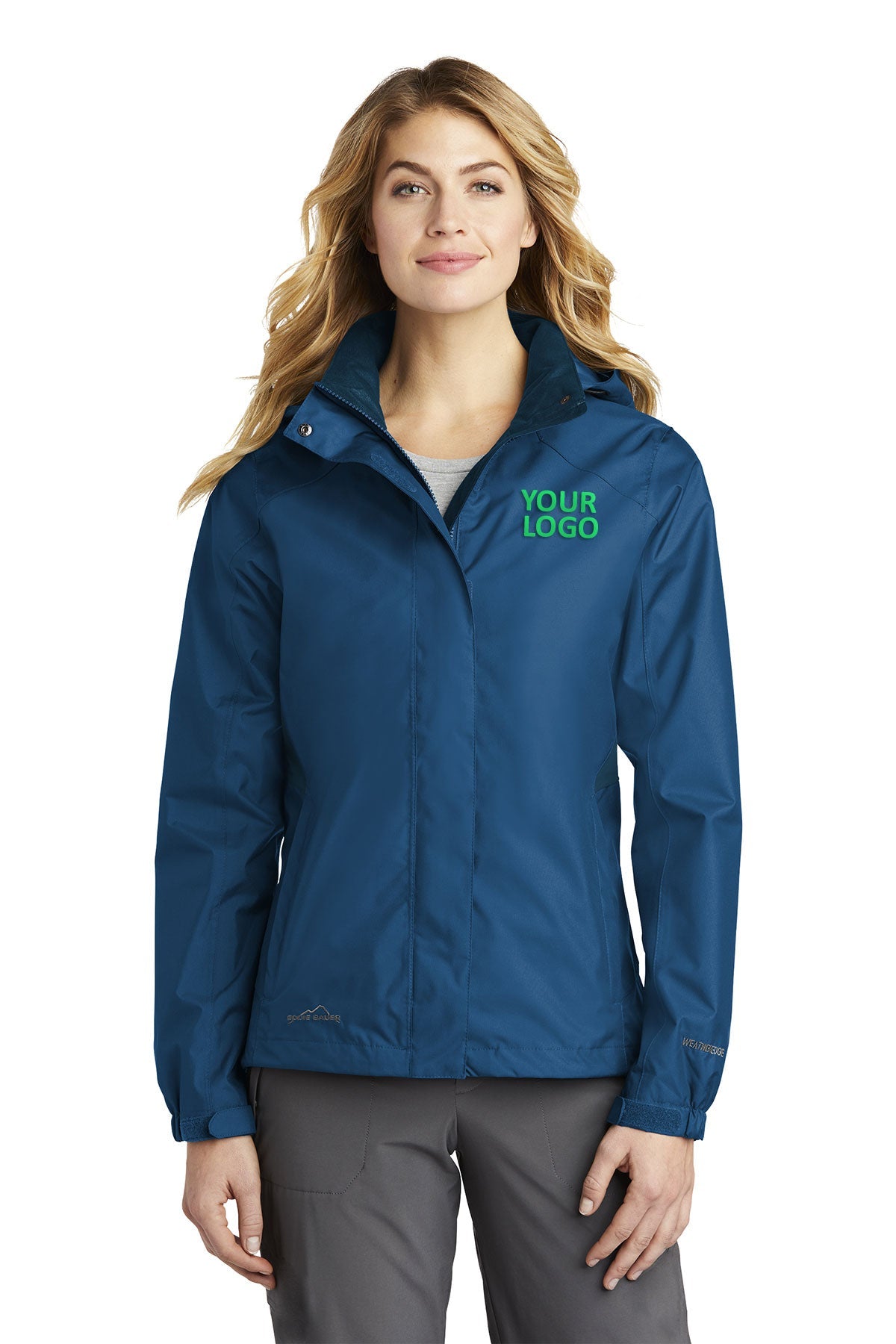 Eddie Bauer Deep Sea Blue/Dark Adriatic EB551 embroidered team jackets