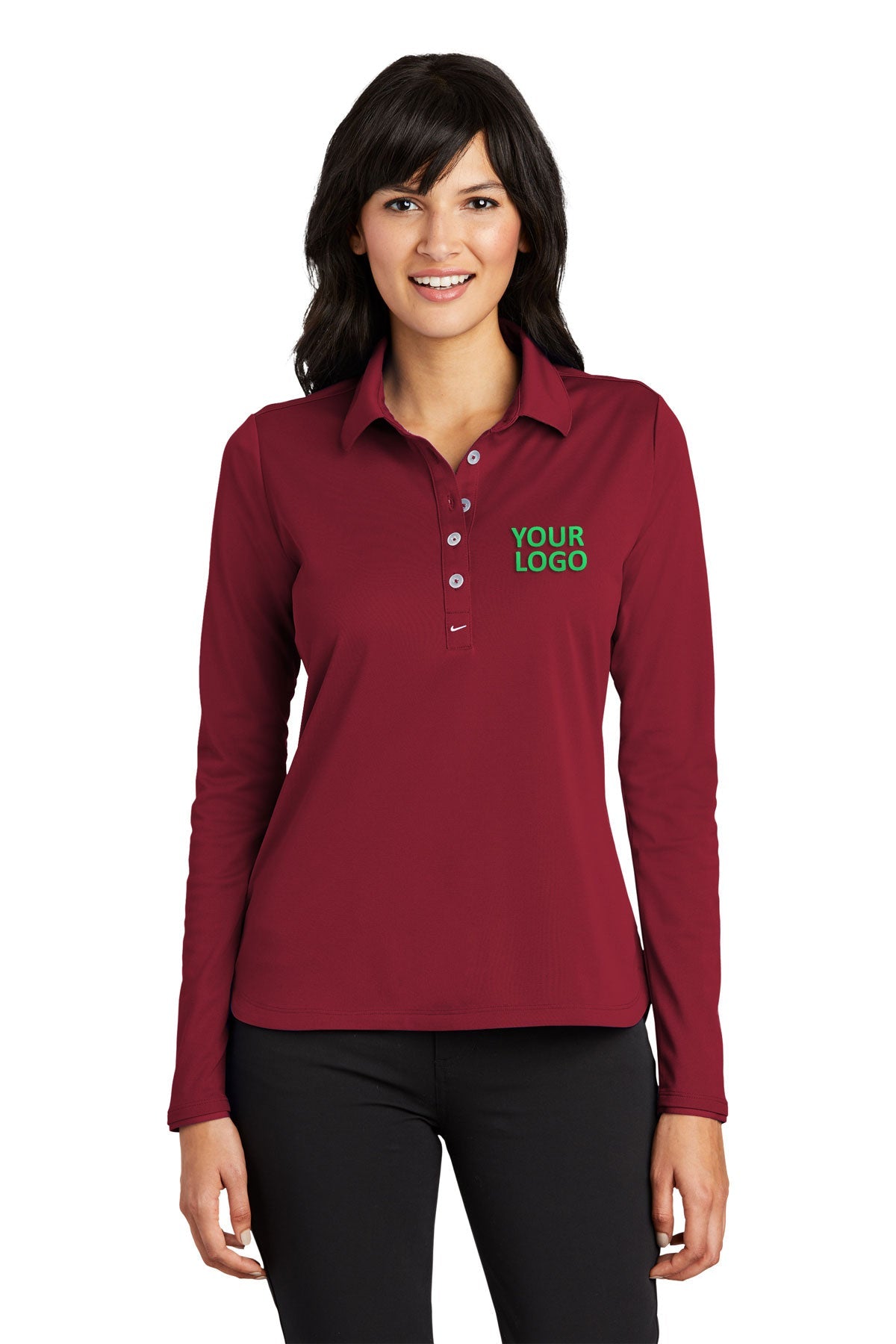 nike varsity red 545322 custom polo shirts dri fit