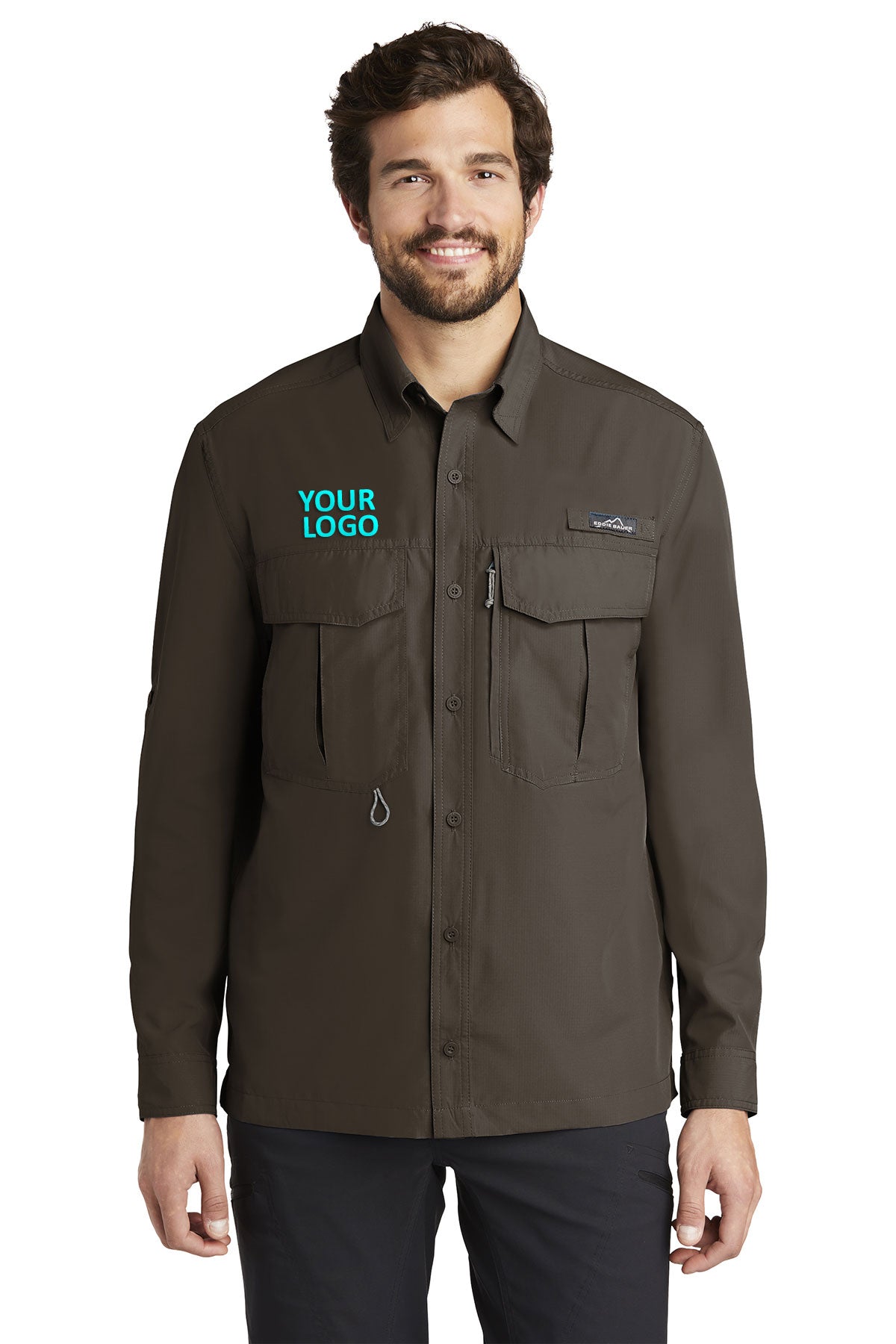 Eddie Bauer Boulder EB600 work shirts with logo