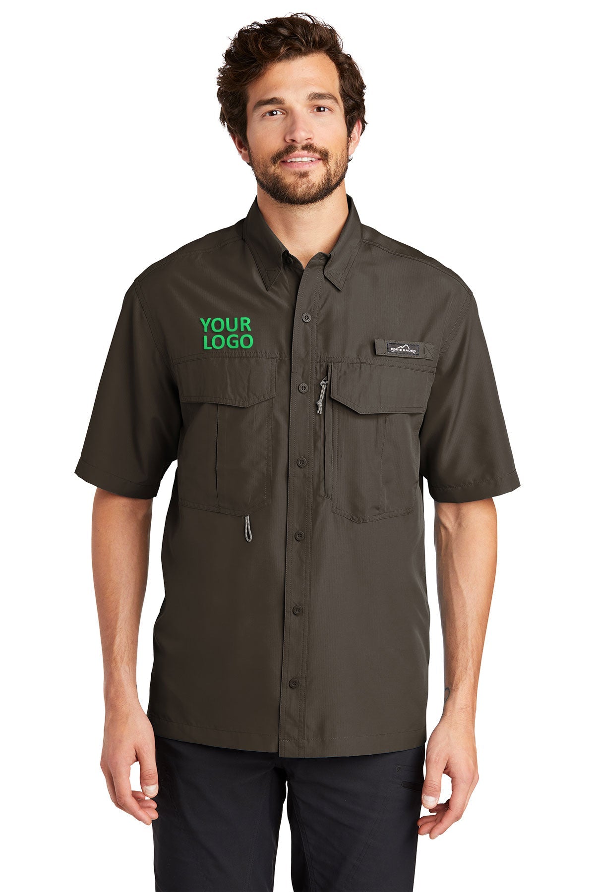 Eddie Bauer Boulder EB602 embroidered work shirts