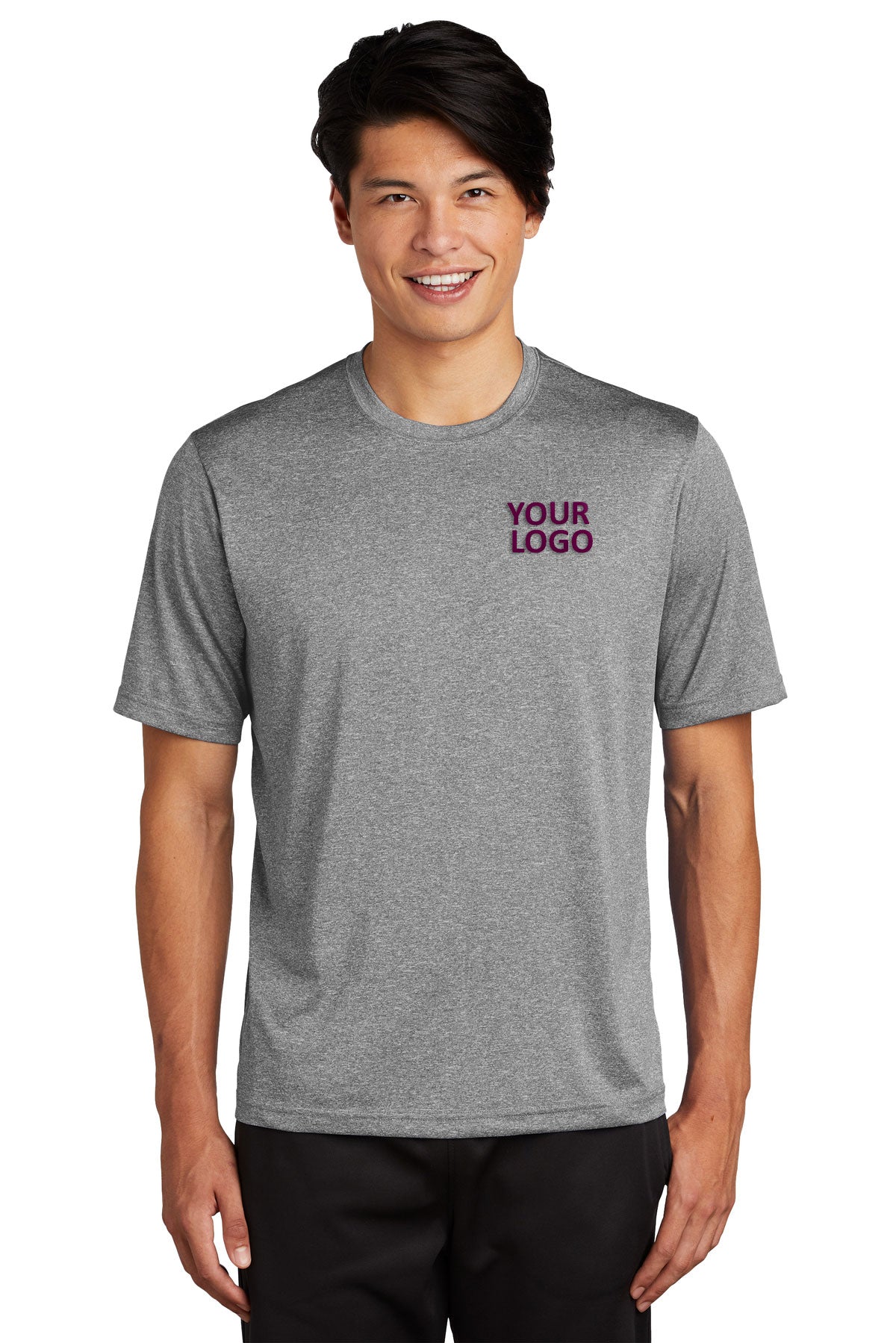 Sport-Tek Customized Heather Contender Tee's, Vintage Heather