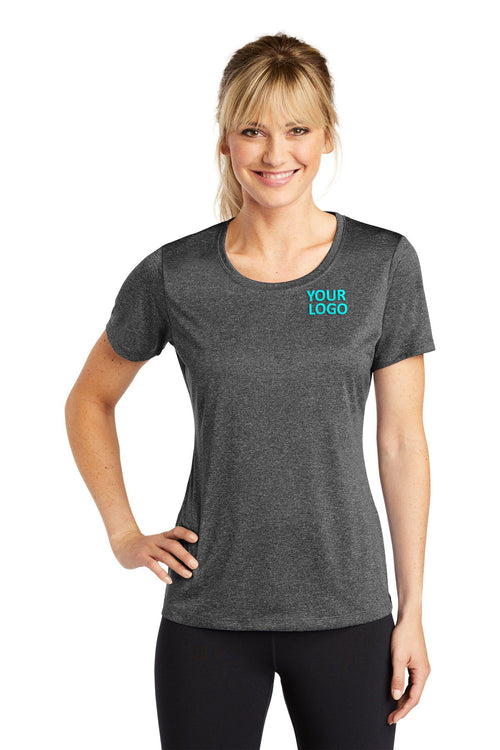 Sport-Tek Branded Heather Contender Tee's, Graphite Heather