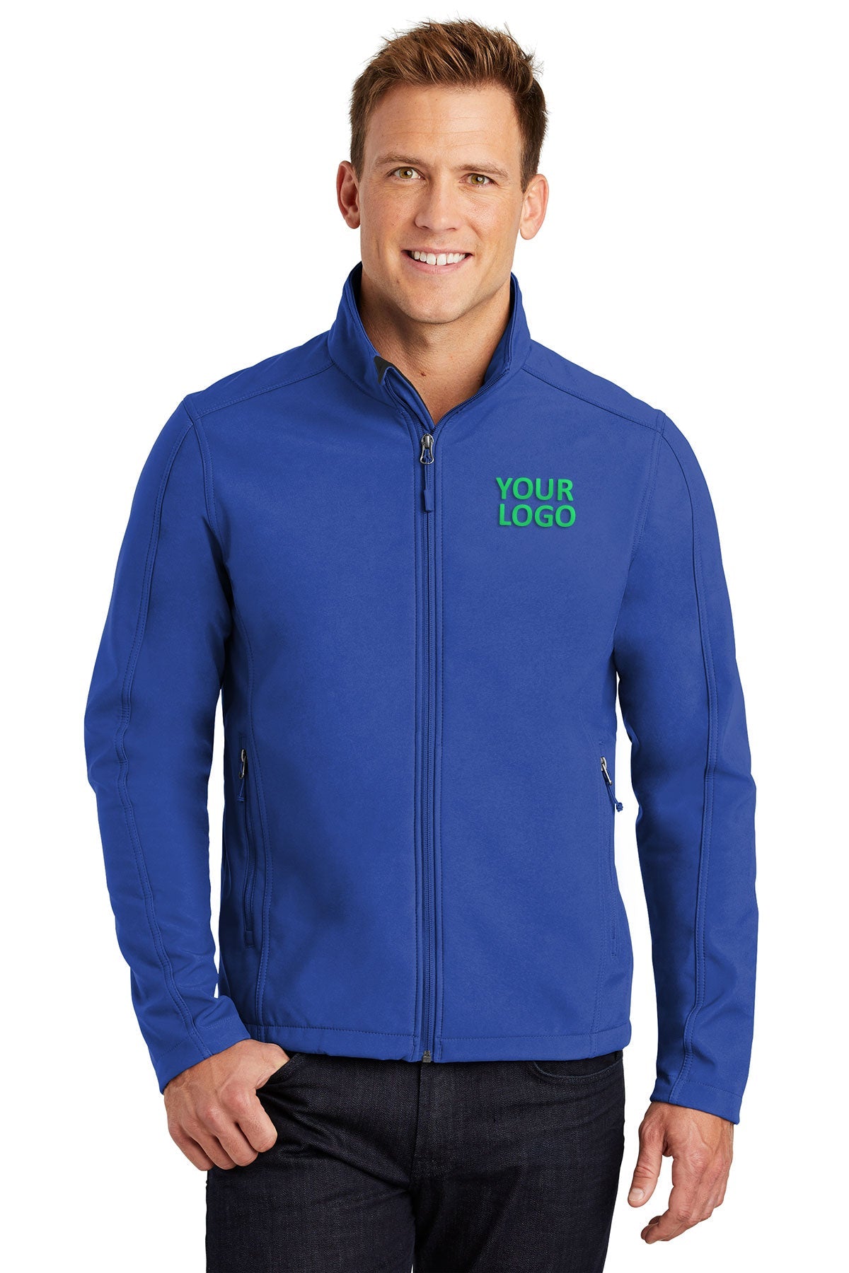 Port Authority Core Soft Shell Customized Jackets, True Royal