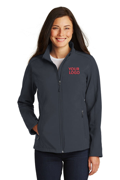 Port Authority Core Soft Shell Customized Jackets, Battleship Grey