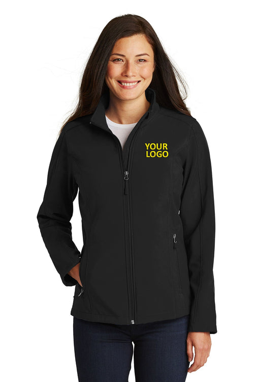 Port Authority Core Soft Shell Customized Jackets, Black