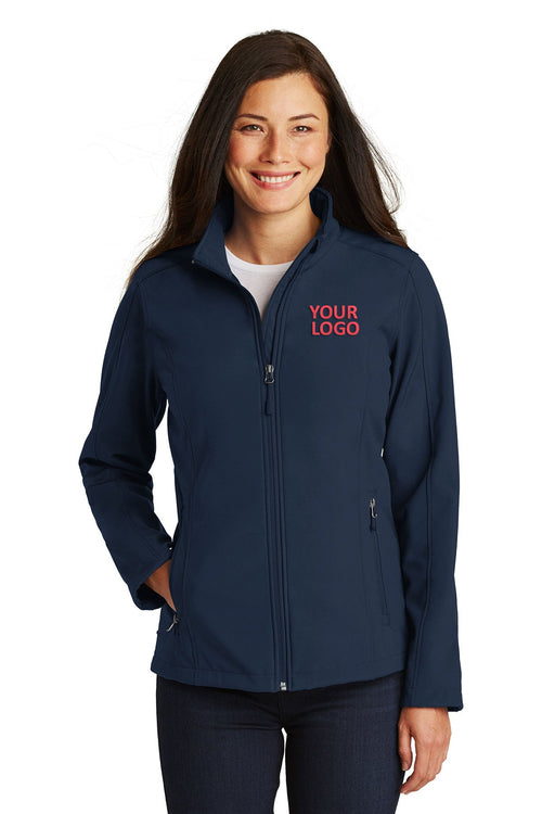 Port Authority Core Soft Shell Customized Jackets, Dress Blue Navy