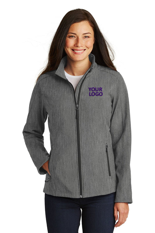 Port Authority Core Soft Shell Customized Jackets, Pearl Grey Heather