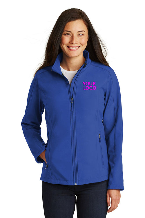Port Authority Core Soft Shell Customized Jackets, True Royal