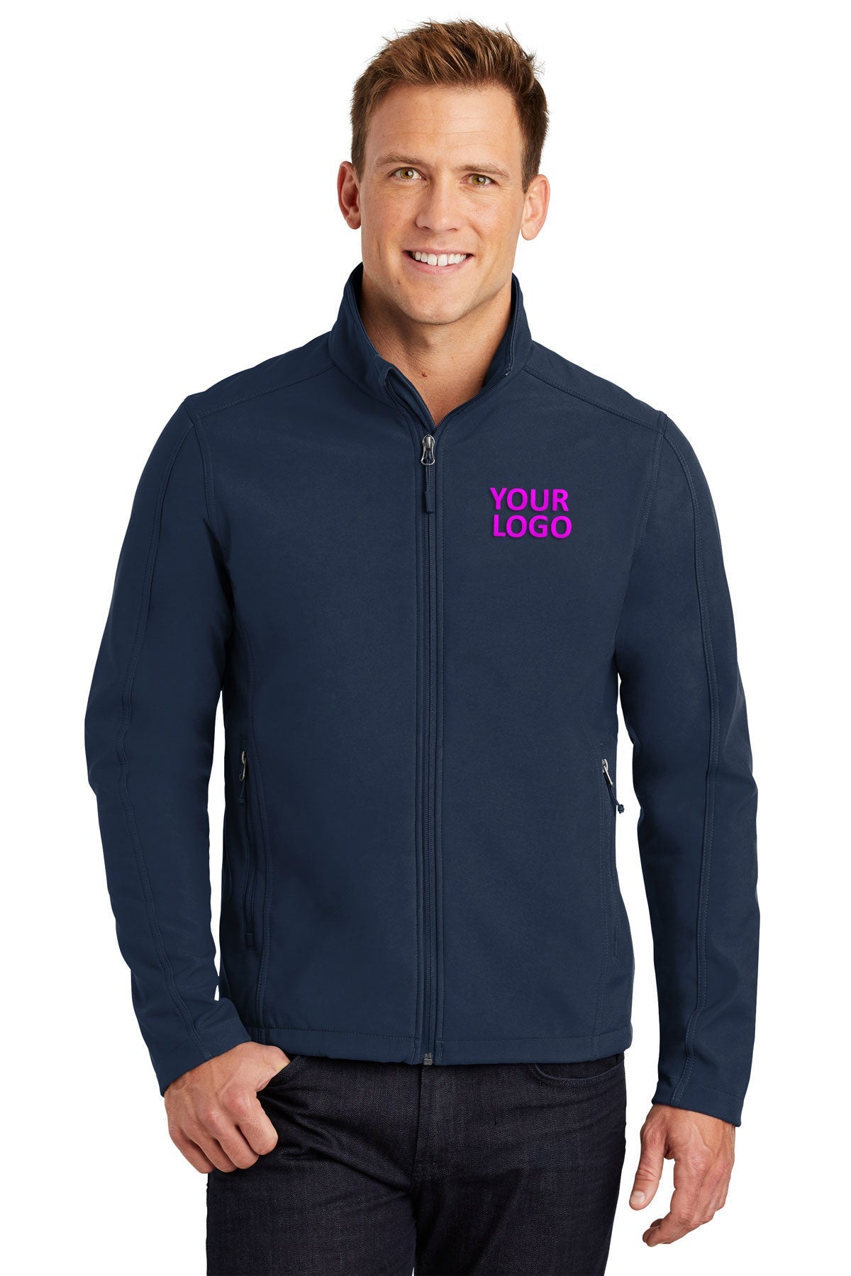 port authority dress blue navy tlj317 business jackets with logo