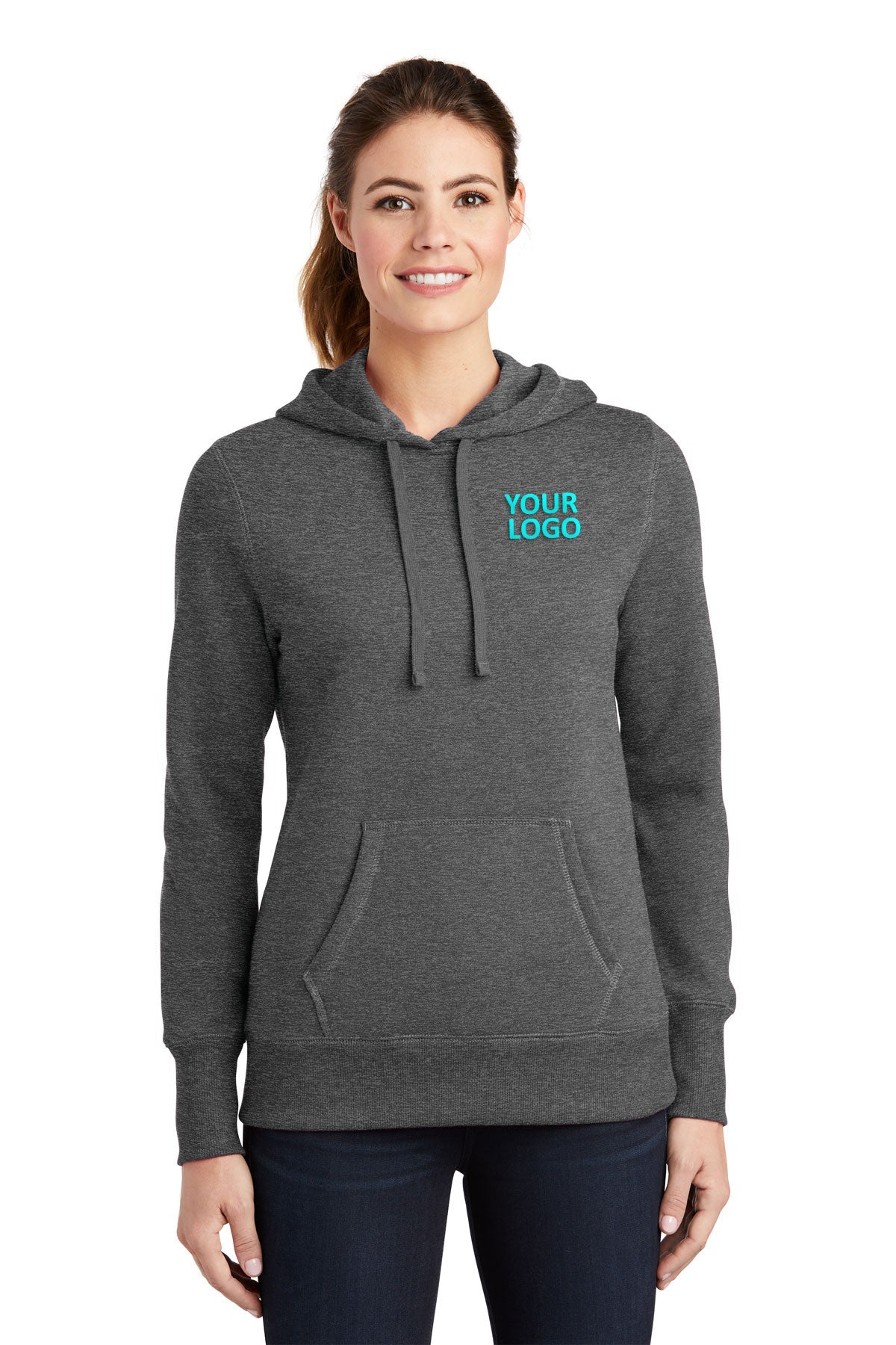 Sport-Tek Vintage Heather LST254 custom sweatshirts for business