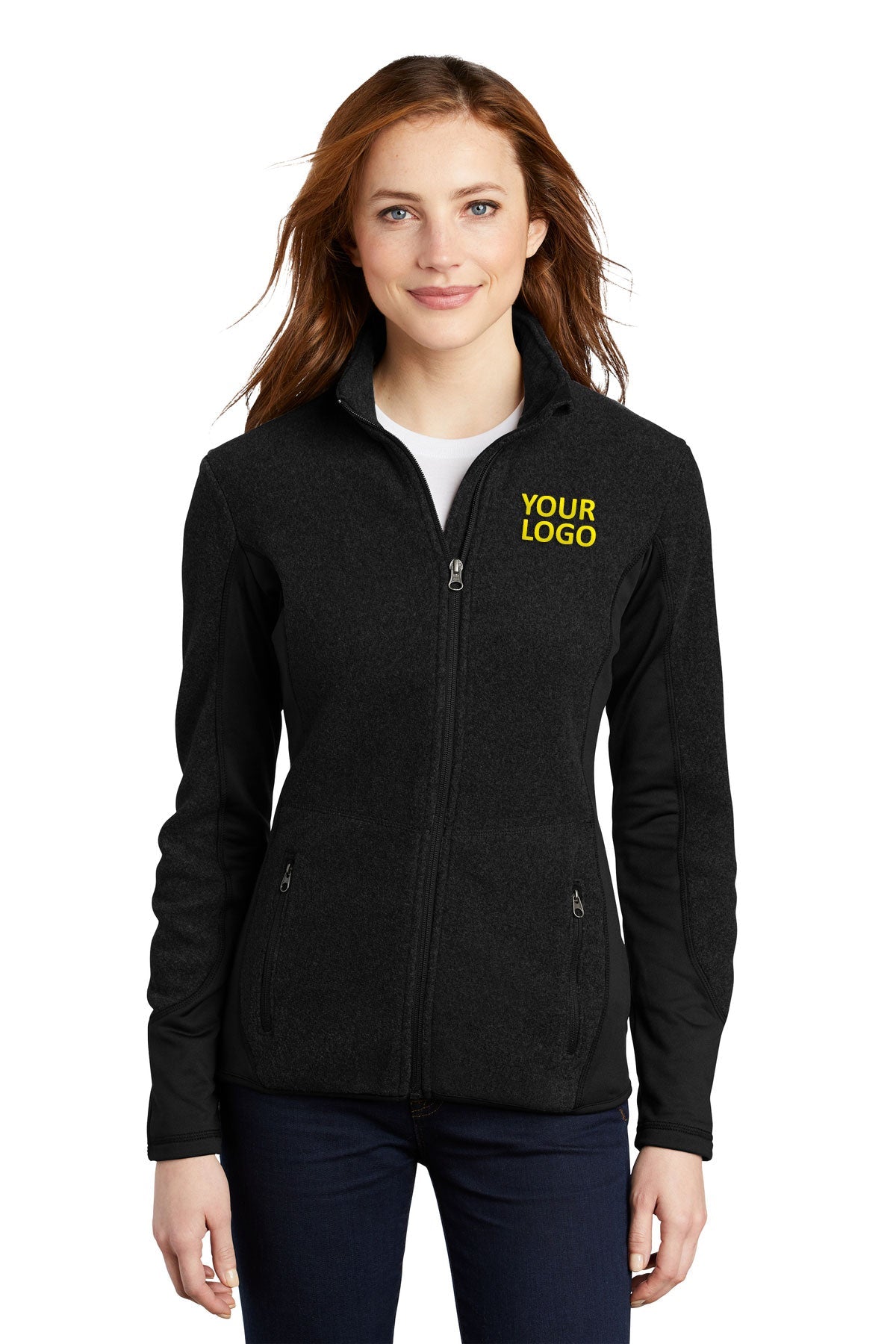 port authority black/ black l227 promotional jackets company logo