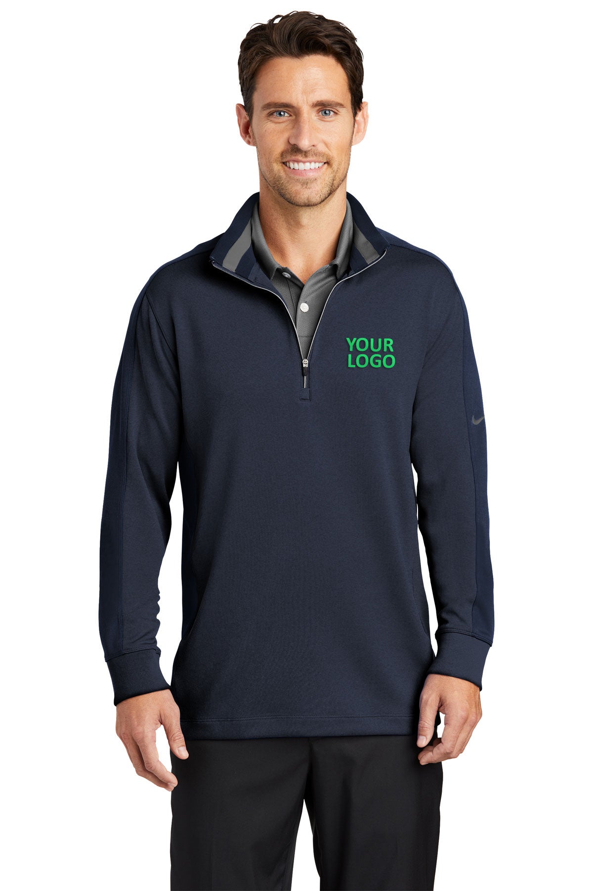 nike midnight navy heather/ midnight navy 578673 sweatshirts with logos