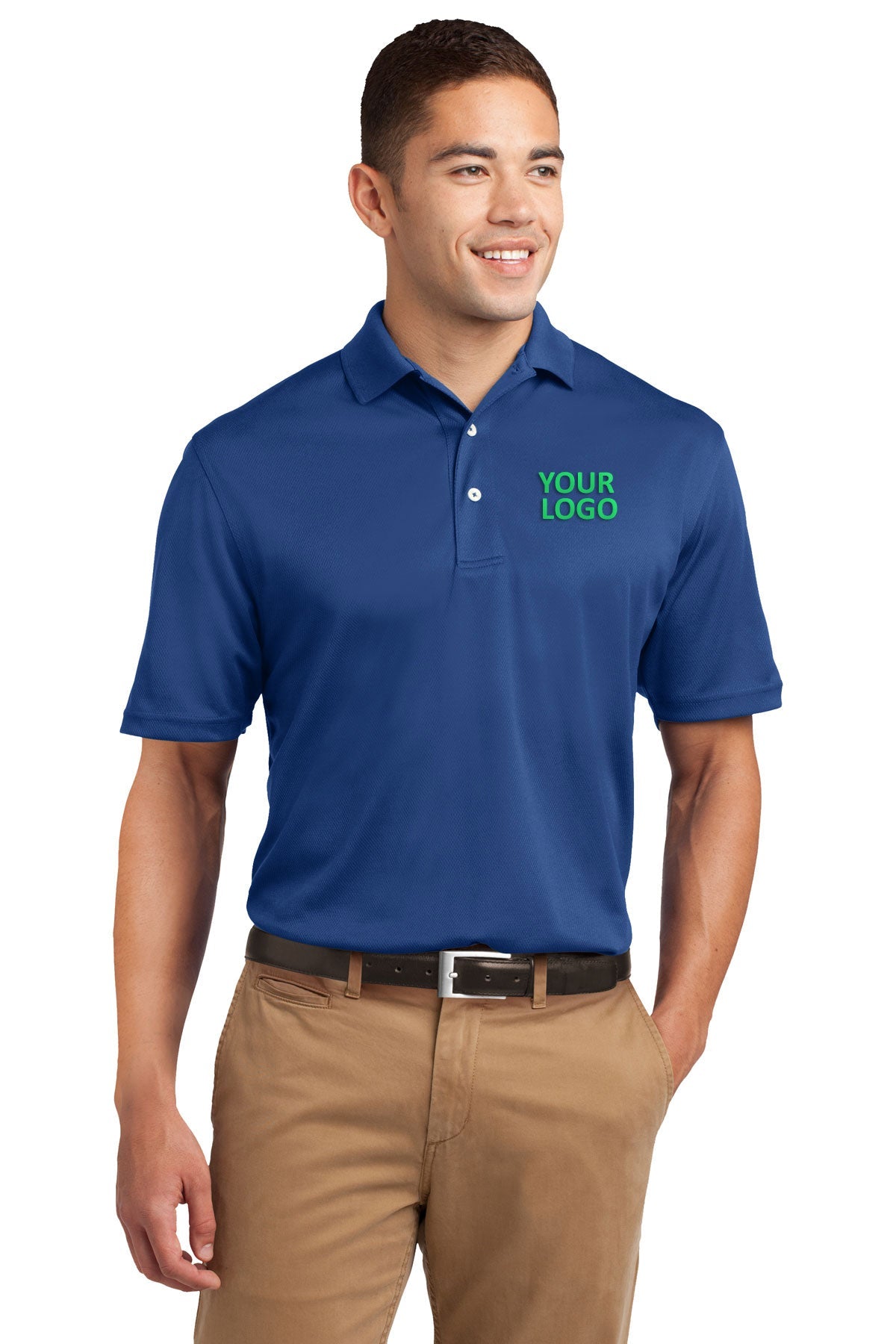 Sport-Tek Tall Dri-Mesh Custom Polos, Royal