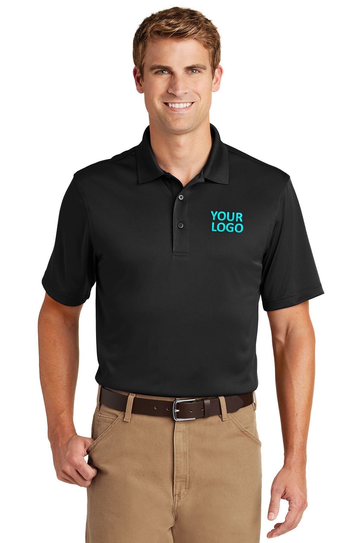 CornerStone Tall Select Snag-Proof Polo, Black