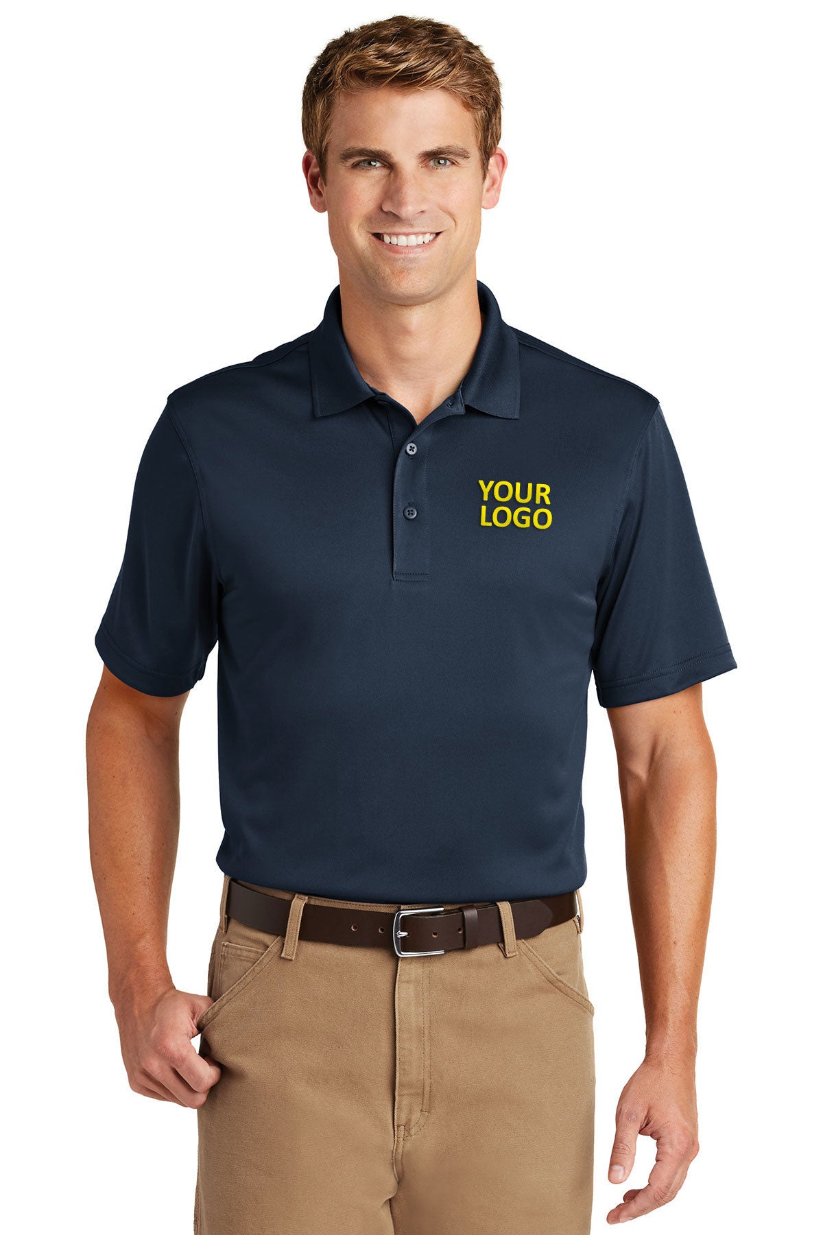 CornerStone Dark Navy TLCS412 custom team polo shirts