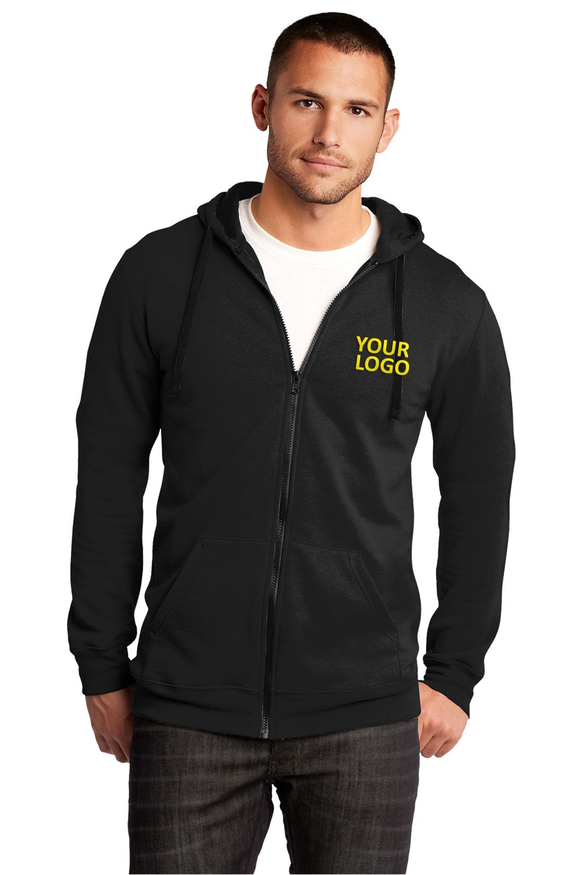 district black dt800 custom sweatshirts with logo