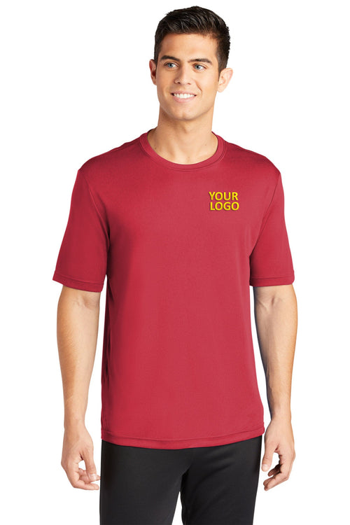 Sport-Tek Tall Long Sleeve PosiCharge Customized Competitor Tee's, True Red