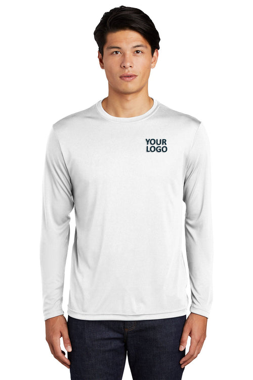 Sport-Tek Tall PosiCharge Branded Competitor Tee's, White