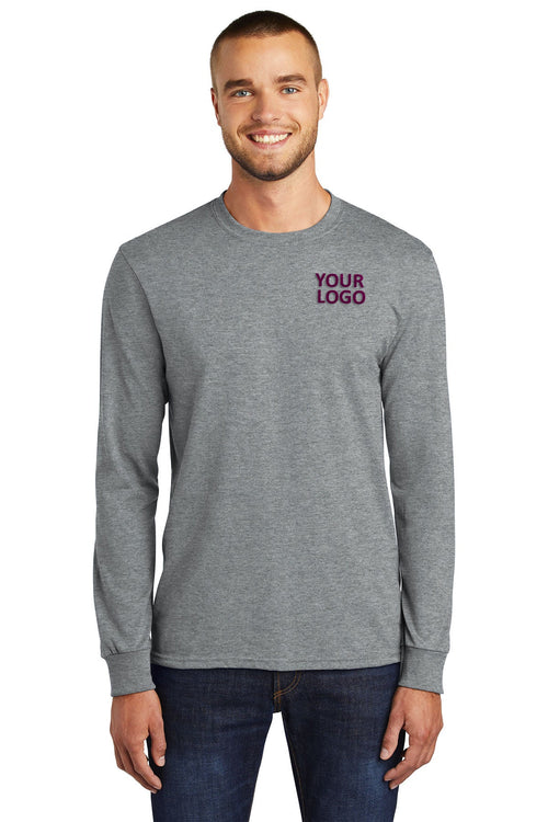 Port & Company Tall Core Blend Custom Tee's, Athletic Heather