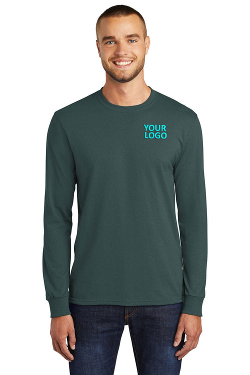Port & Company Tall Core Blend Custom Tee's, Dark Green