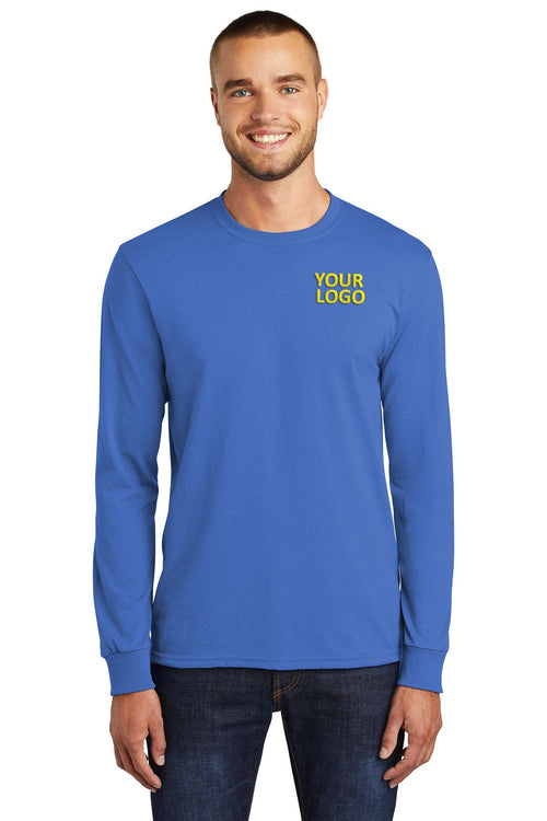 Port & Company Tall Core Blend Customized Tee's, Royal