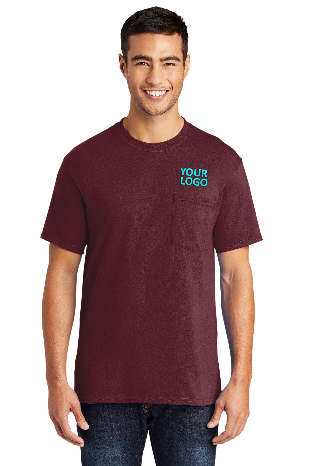 Port & Company Tall Core Blend Pocket Tee